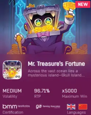 Mr. Treasure's Fortune Pg