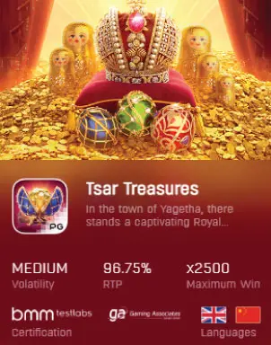 Tsar Treasures Pg
